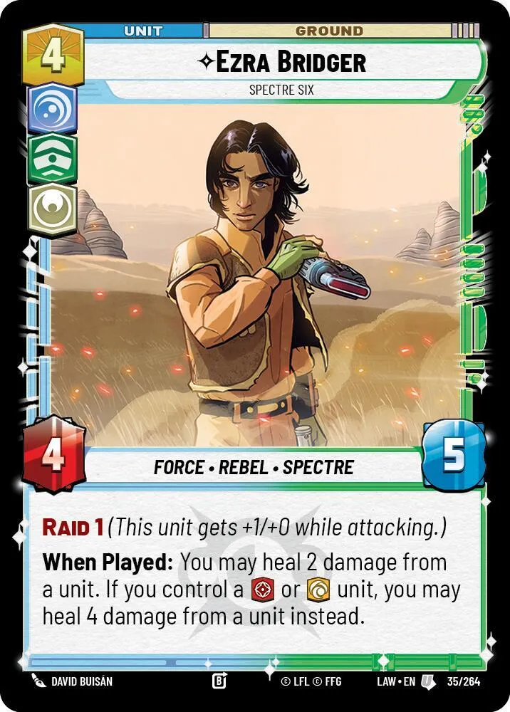 Ezra Bridger - Spectre Six — A Lawless Time — Star Wars: Unlimited