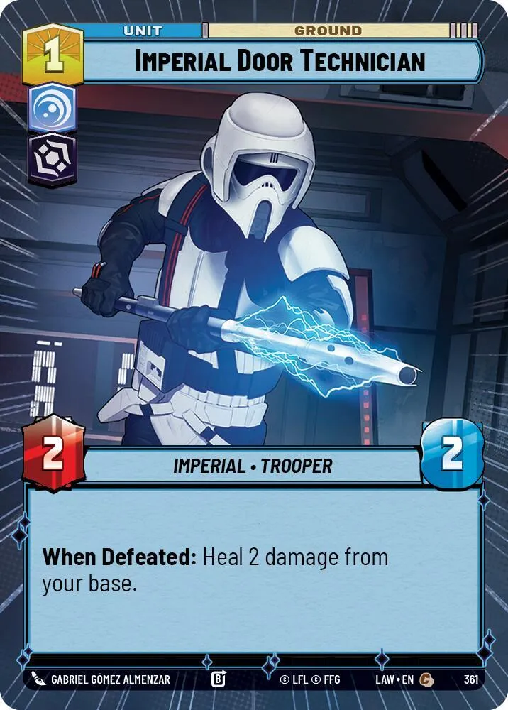 Technicien Impérial de la Porte — A Lawless Time — Star Wars: Unlimited