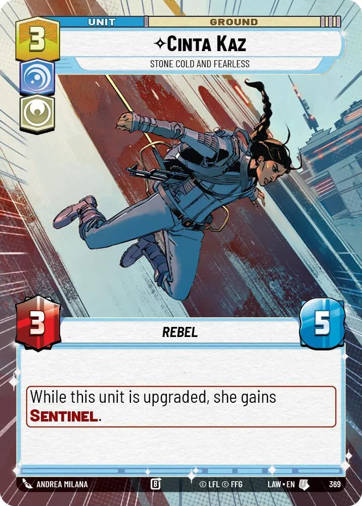 Cinta Kaz - Stone Cold and Fearless — A Lawless Time — Star Wars: Unlimited