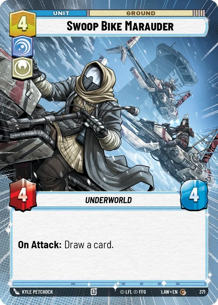 Maraudeur sur Moto Swoop — A Lawless Time — Star Wars: Unlimited
