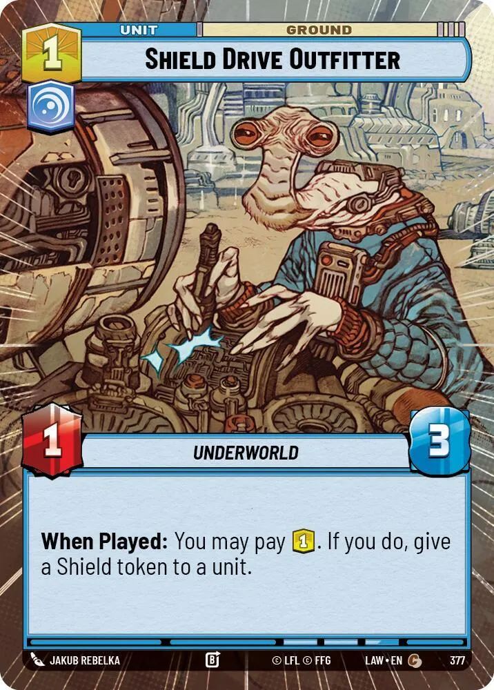Shield Drive Outfitter — A Lawless Time — Star Wars: Unlimited