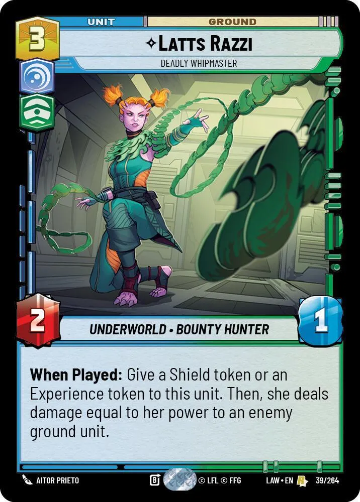 Latts Razzi - Deadly Whipmaster — A Lawless Time — Star Wars: Unlimited