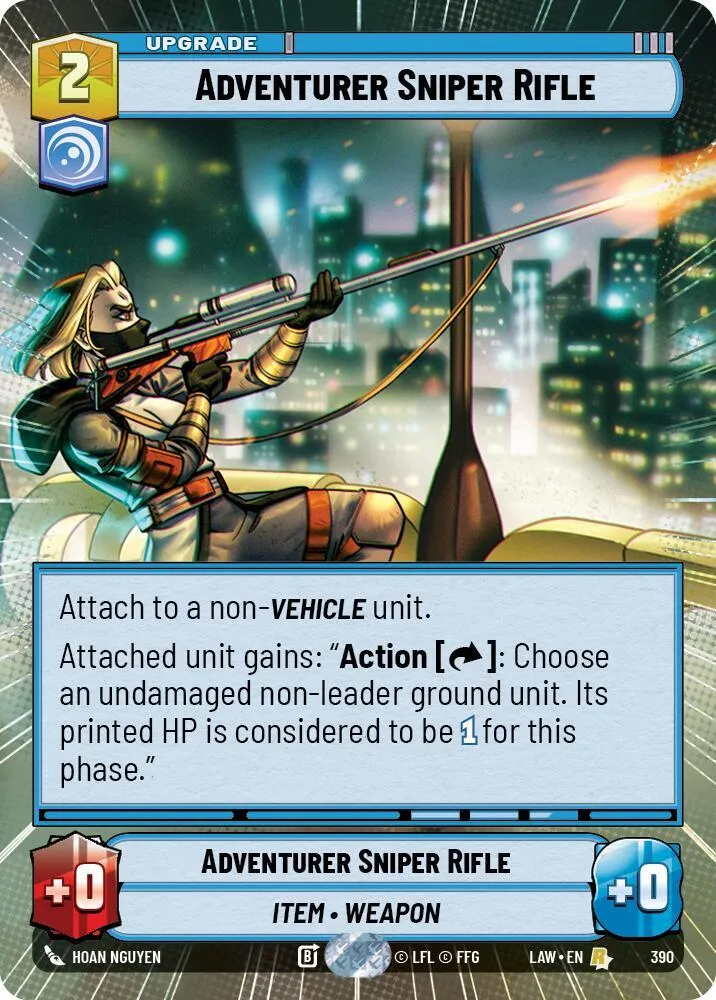 Adventurer's Sniper Rifle — A Lawless Time — Star Wars: Unlimited