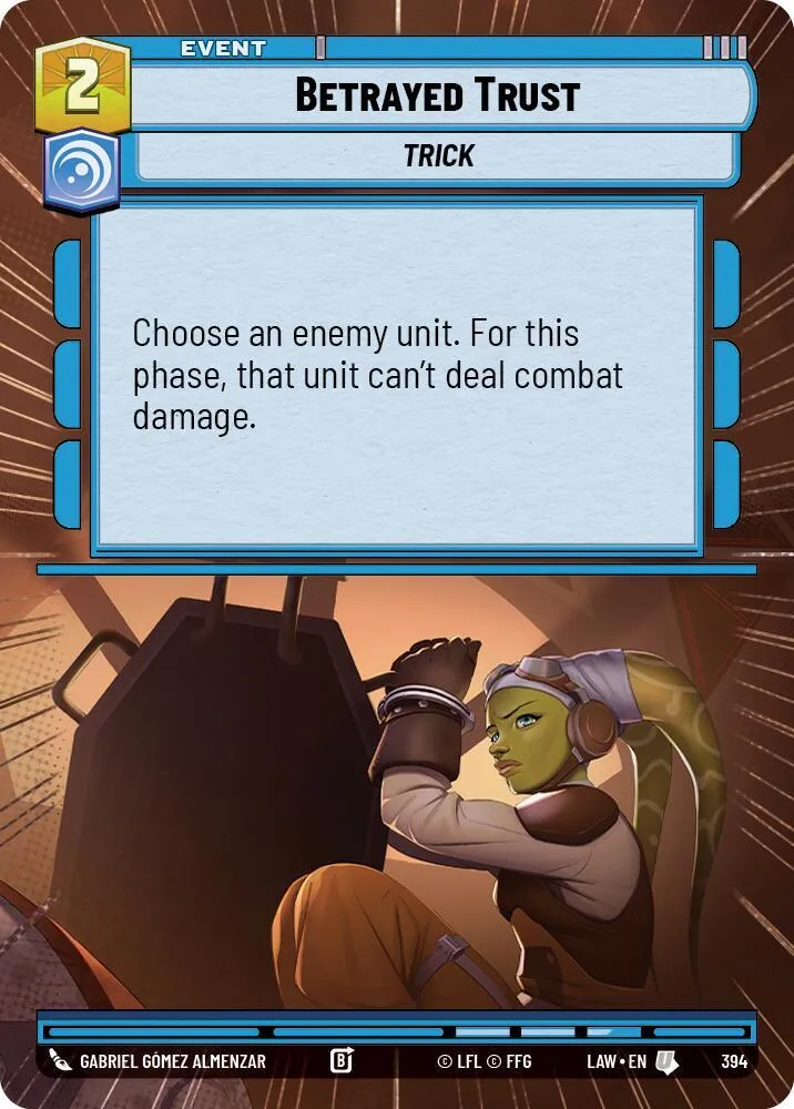 Confiance Trahie — A Lawless Time — Star Wars: Unlimited