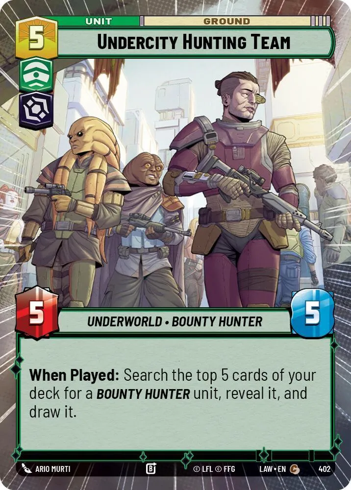 Undercity Hunting Team — A Lawless Time — Star Wars: Unlimited