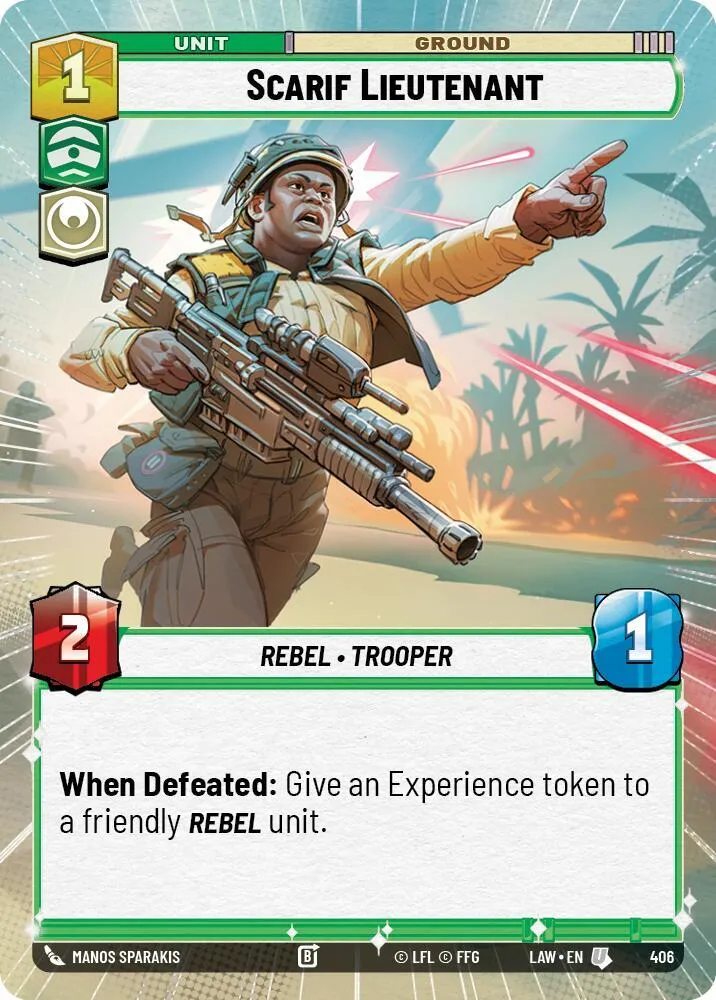 Lieutenant sur Scarif — A Lawless Time — Star Wars: Unlimited