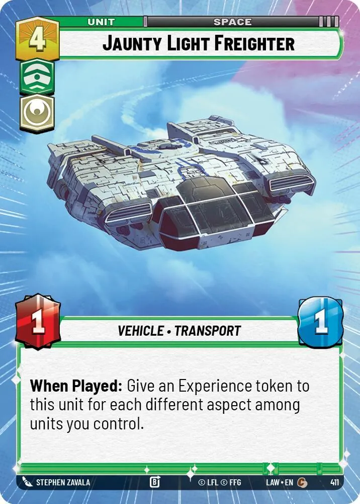 Jaunty Light Frieghter — A Lawless Time — Star Wars: Unlimited