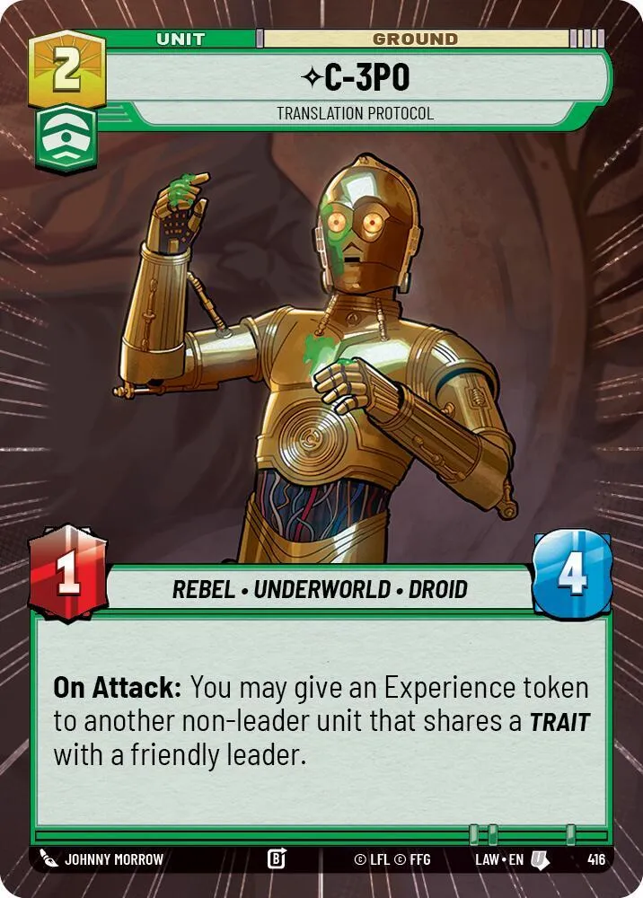 C-3PO - Translation Protocol — A Lawless Time — Star Wars: Unlimited