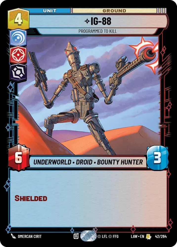 IG-88 - Programmed to Kill — A Lawless Time — Star Wars: Unlimited