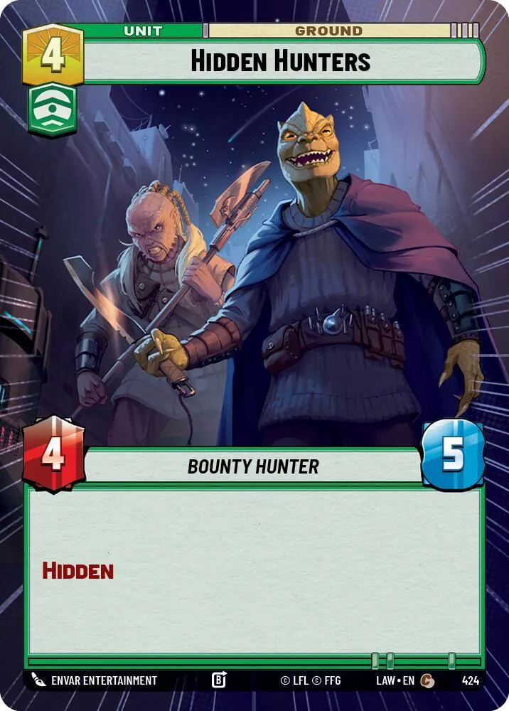 Chasseurs Cachés — A Lawless Time — Star Wars: Unlimited