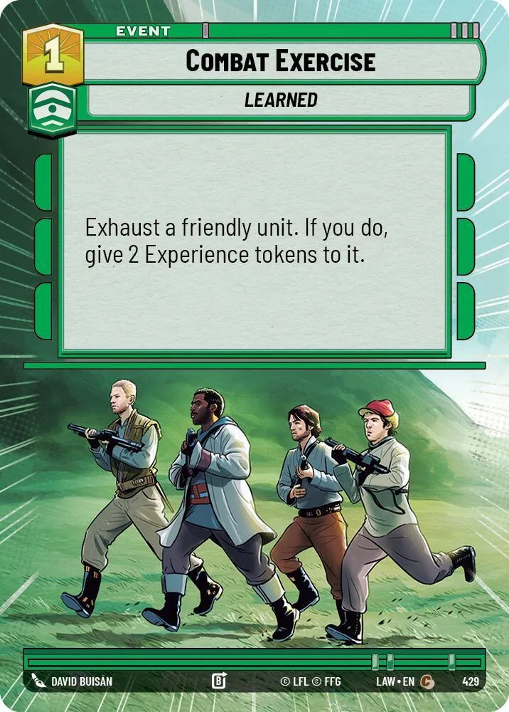 Combat Exercise from A Lawless Time - Star Wars: Unlimited
