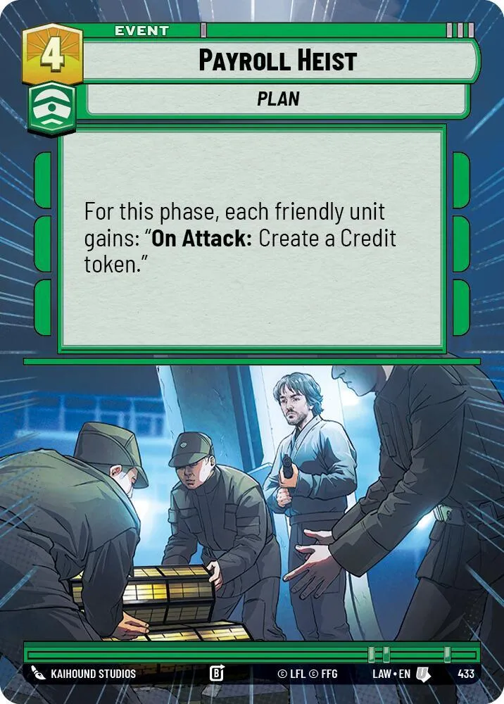 Braquage des Salaires — A Lawless Time — Star Wars: Unlimited