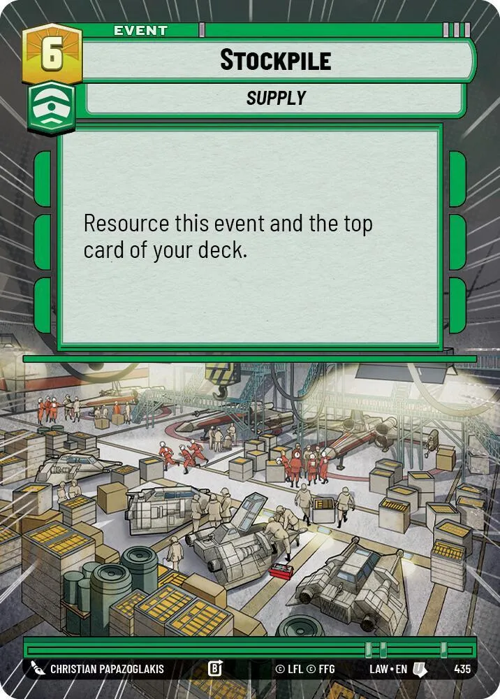 Stockpile — A Lawless Time — Star Wars: Unlimited