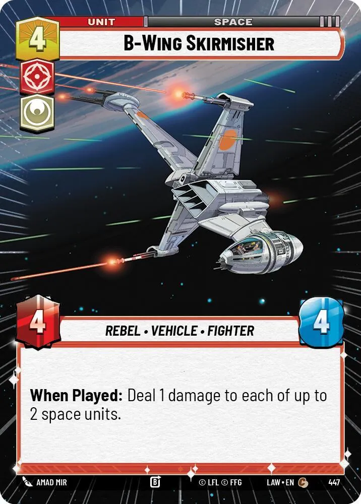 Tirailleur B-Wing — A Lawless Time — Star Wars: Unlimited