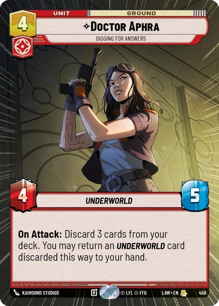Doctor Aphra - Digging for Answers — A Lawless Time — Star Wars: Unlimited