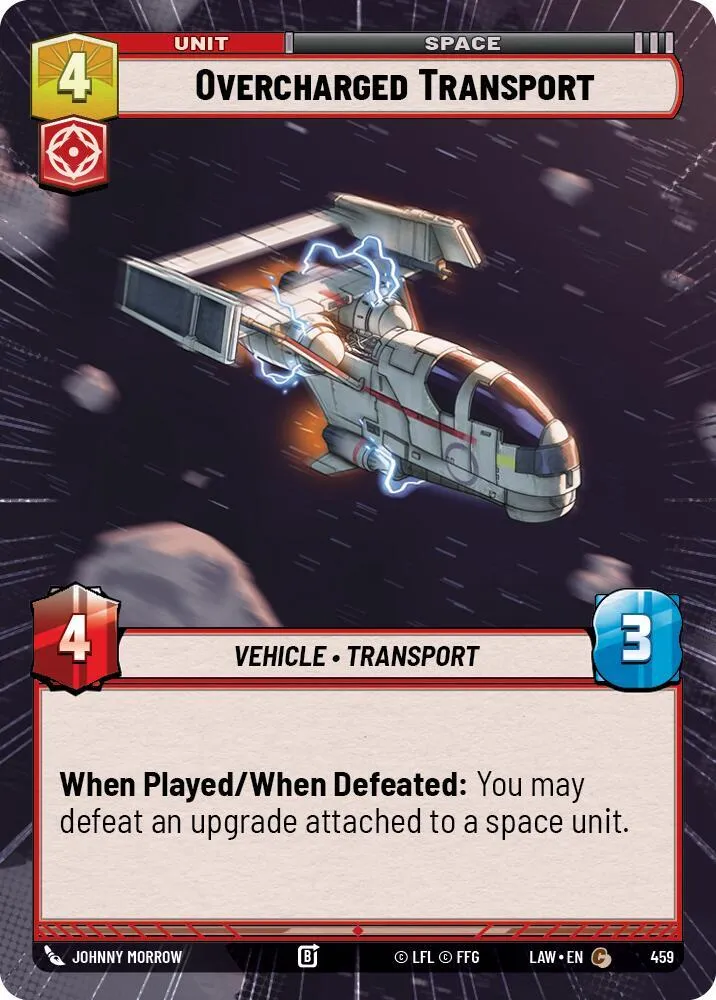 Overcharged Transport — A Lawless Time — Star Wars: Unlimited