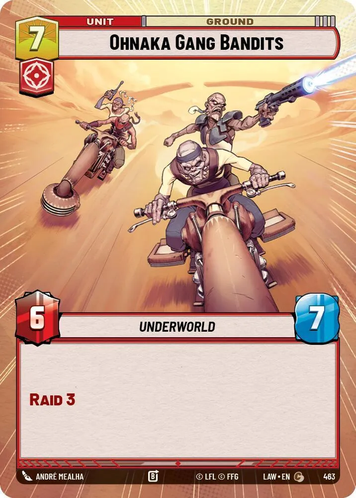 Bandits du Gang Ohnaka — A Lawless Time — Star Wars: Unlimited