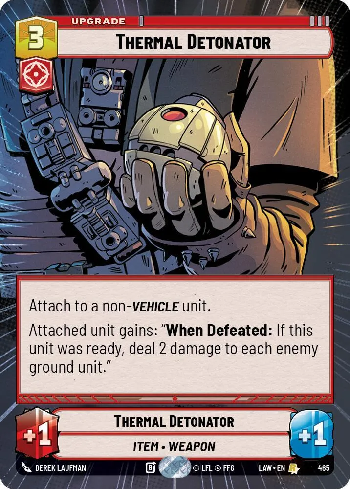 Thermal Detonator — A Lawless Time — Star Wars: Unlimited