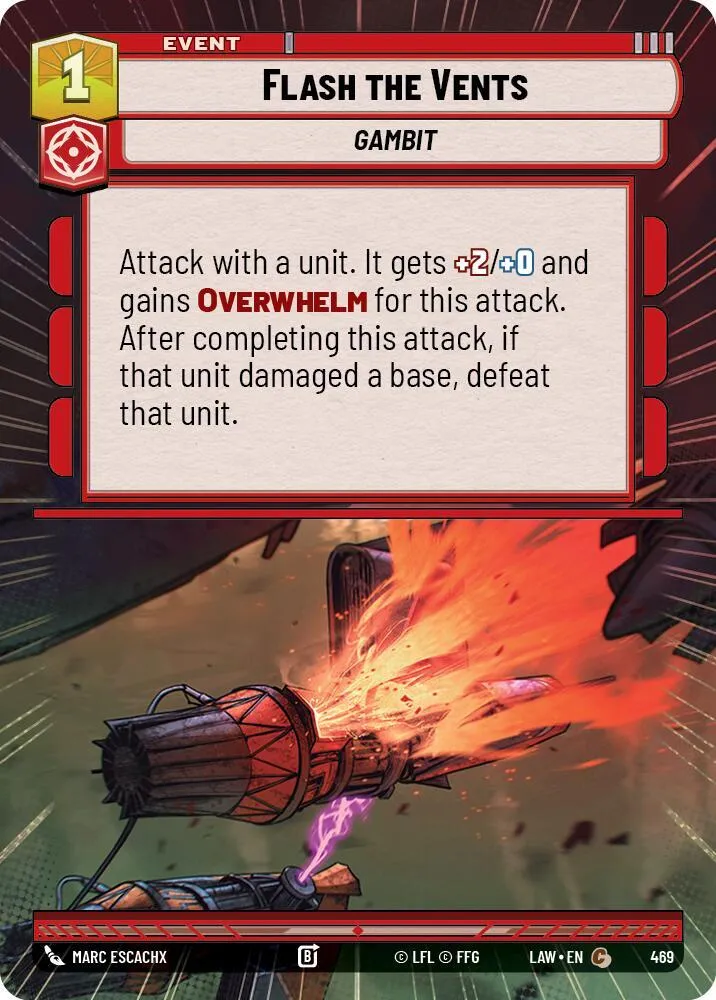Aveugler avec ses Réacteurs — A Lawless Time — Star Wars: Unlimited