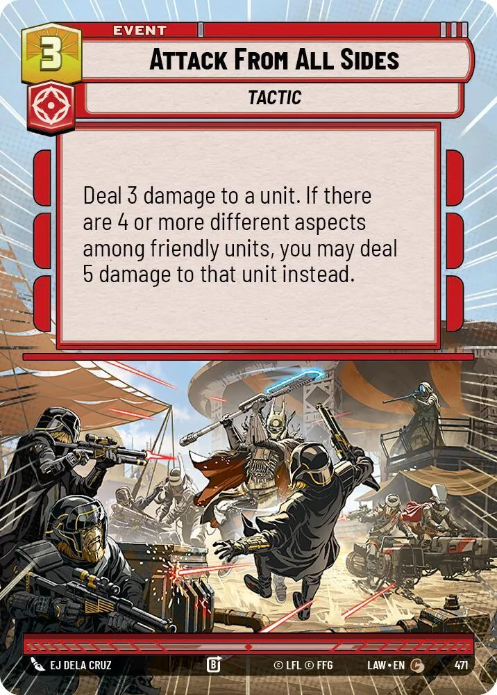 Attaquer de Tous les Côtés — A Lawless Time — Star Wars: Unlimited