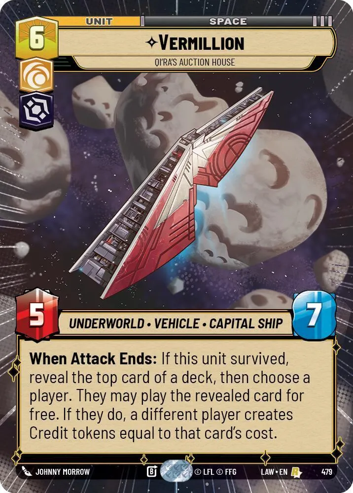 Vermillion - Qi'Ra's Auction House — A Lawless Time — Star Wars: Unlimited
