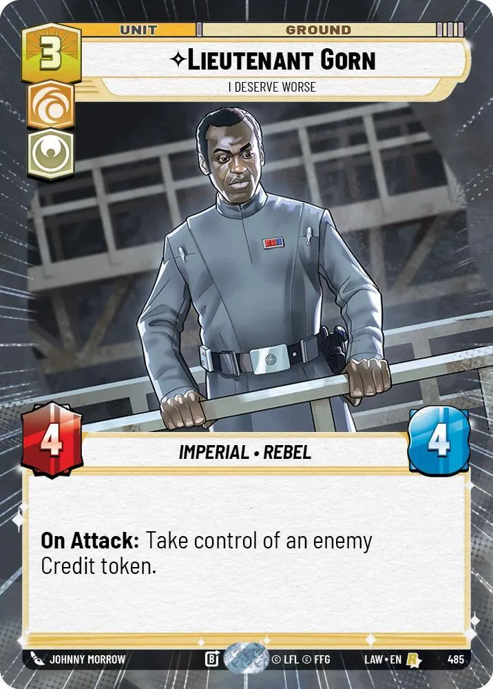 Lieutenant Gorn - Je Mérite Pire — A Lawless Time — Star Wars: Unlimited