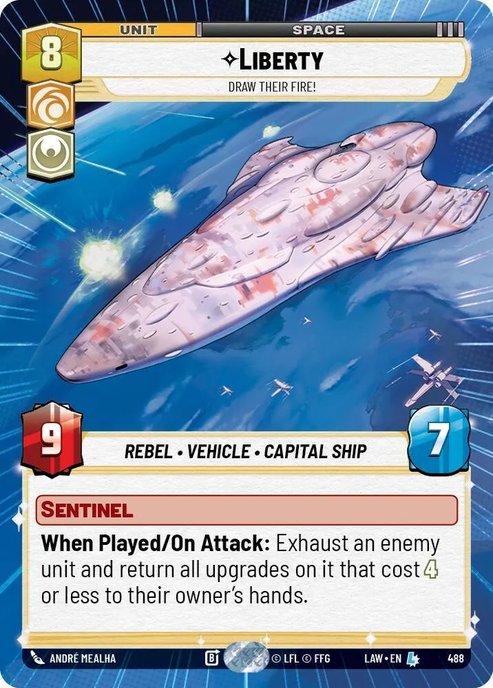 Liberty - Draw Their Fire! — A Lawless Time — Star Wars: Unlimited