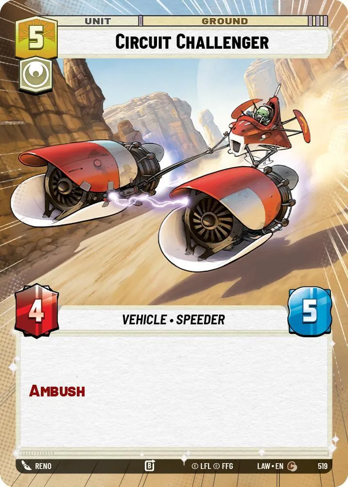 Challenger du Circuit — A Lawless Time — Star Wars: Unlimited