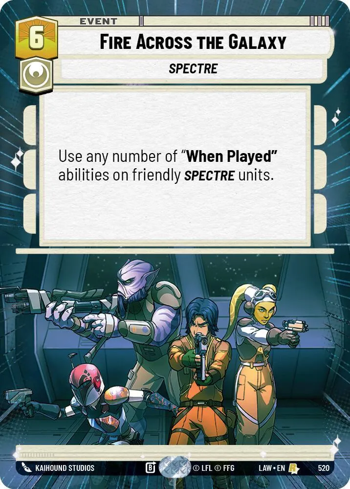 Fire Across the Galaxy — A Lawless Time — Star Wars: Unlimited