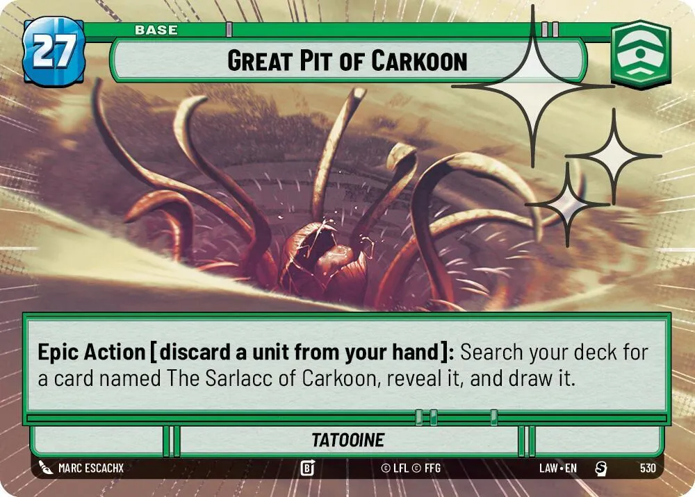 Great Pit of Carkoon — A Lawless Time — Star Wars: Unlimited