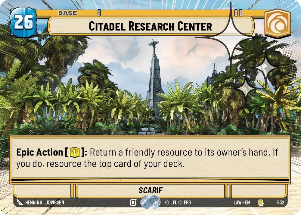Citadel Research Center — A Lawless Time — Star Wars: Unlimited