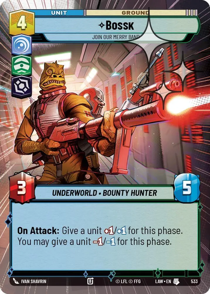 Bossk - Join Our Merry Band — A Lawless Time — Star Wars: Unlimited
