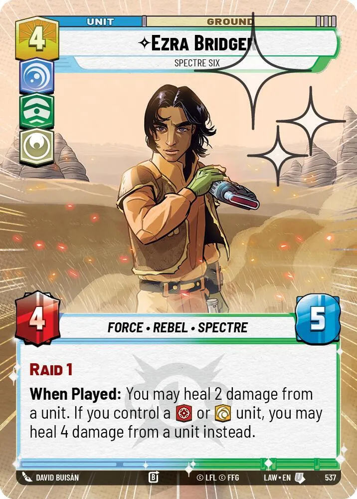 Ezra Bridger - Spectre Six — A Lawless Time — Star Wars: Unlimited