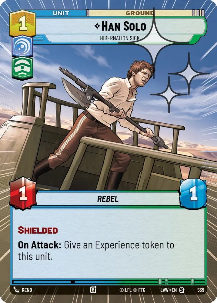 Han Solo - Hibernation Sick — A Lawless Time — Star Wars: Unlimited