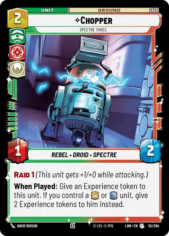 Chopper - Spectre Three — A Lawless Time — Star Wars: Unlimited