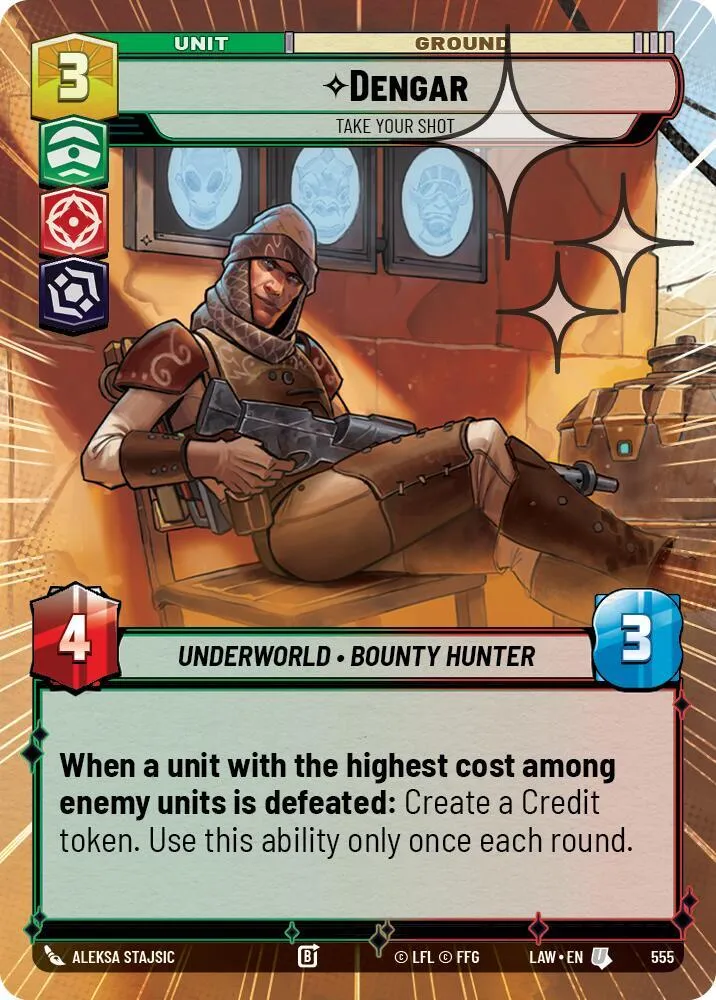Dengar - Take Your Shot — A Lawless Time — Star Wars: Unlimited