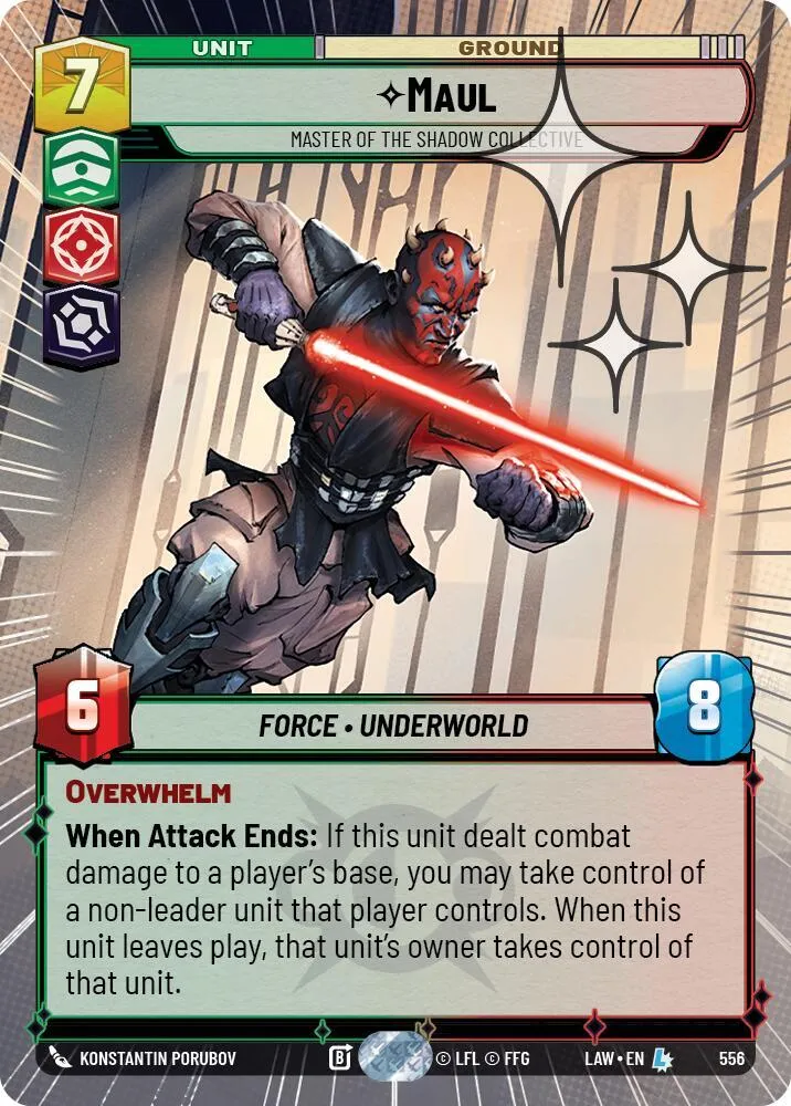 Maul - Master of the Shadow Collective — A Lawless Time — Star Wars: Unlimited