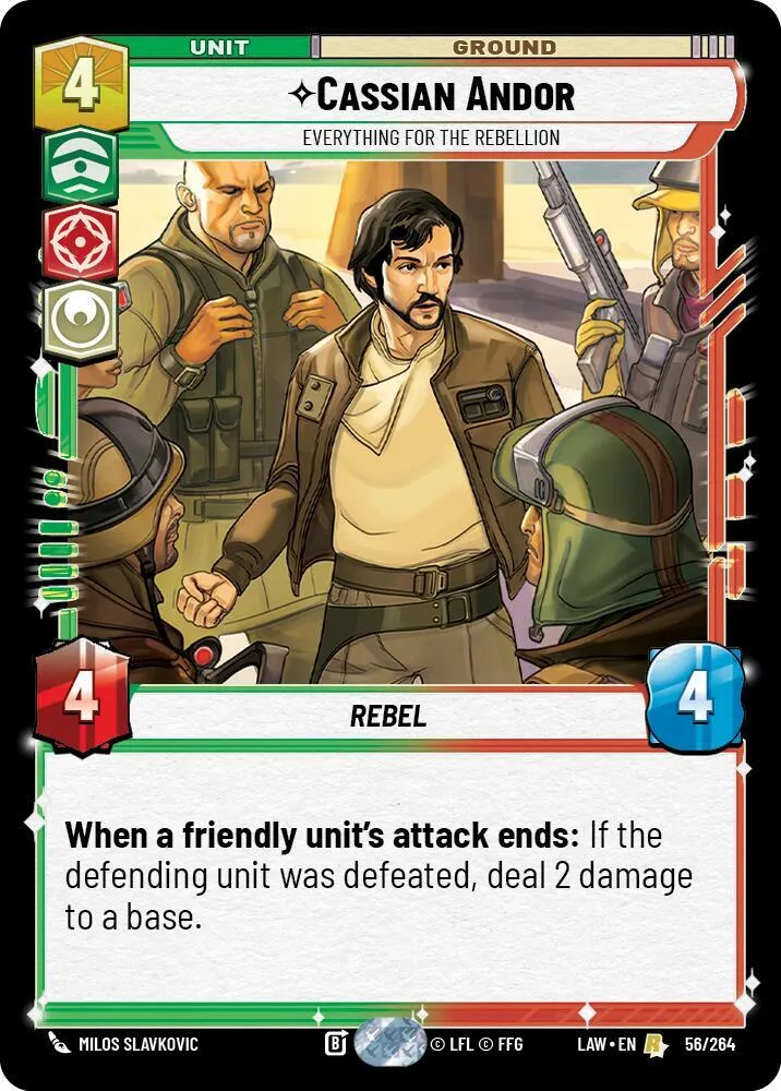 Cassian Andor - Everything for the Rebellion — A Lawless Time — Star Wars: Unlimited