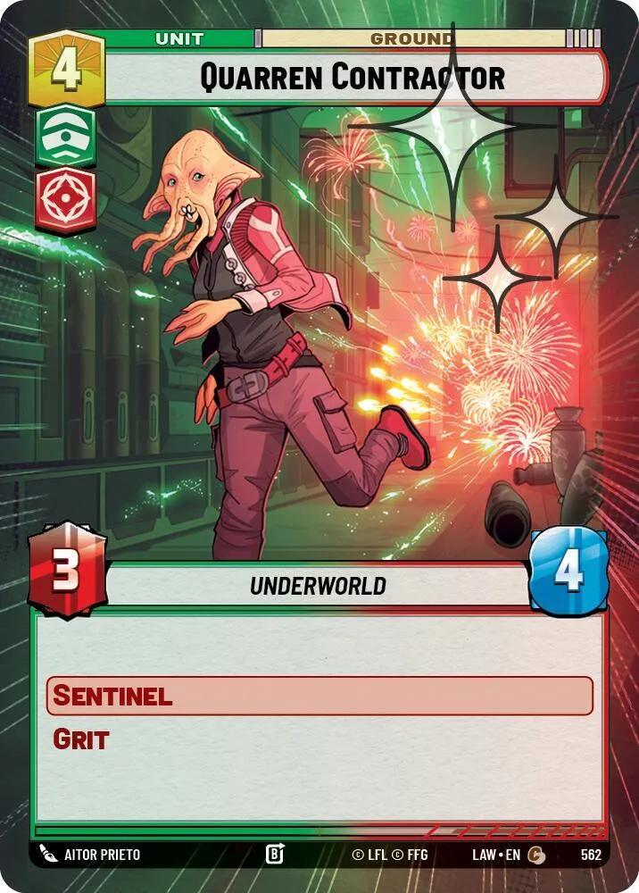 Sous-Traitant Quarren — A Lawless Time — Star Wars: Unlimited
