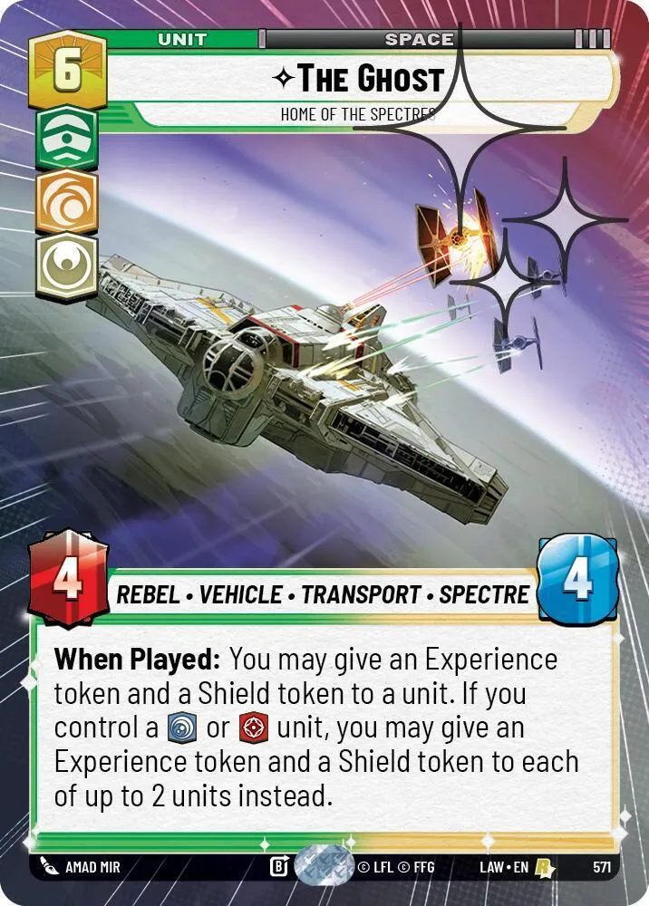 The Ghost - Home of the Spectres — A Lawless Time — Star Wars: Unlimited