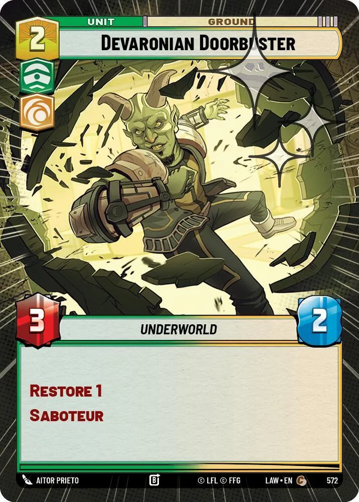 Casseur Devaronien — A Lawless Time — Star Wars: Unlimited