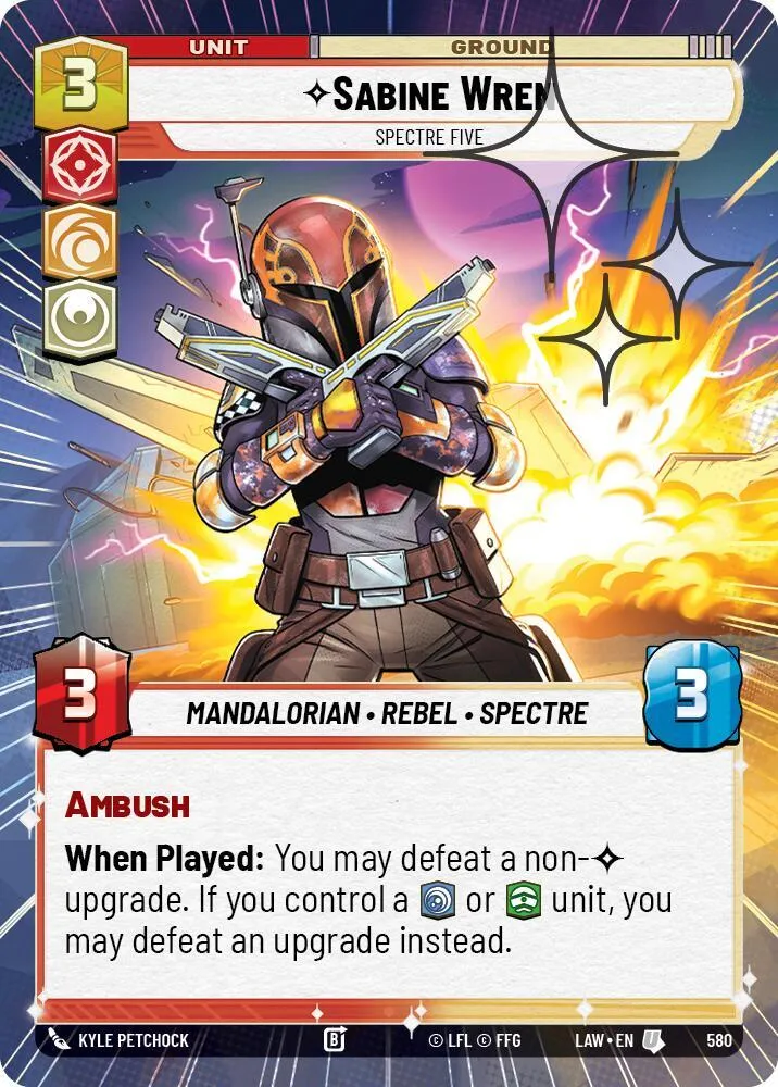 Sabine Wren - Spectre Five — A Lawless Time — Star Wars: Unlimited