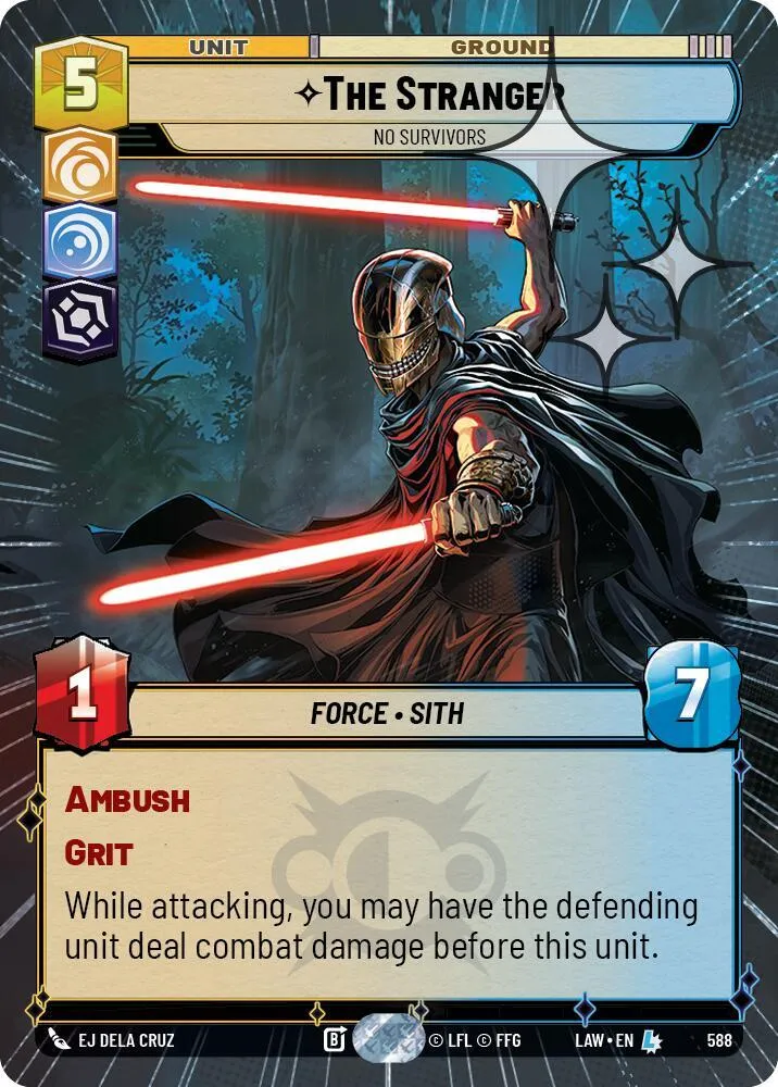 The Stranger - No Survivors — A Lawless Time — Star Wars: Unlimited