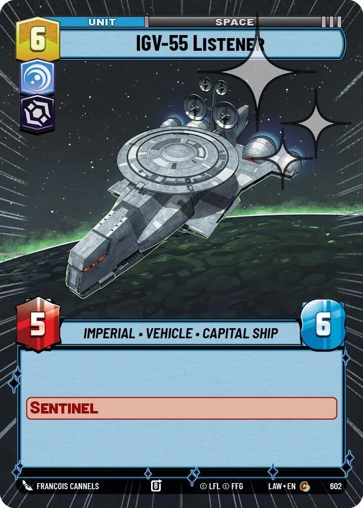 Vaisseau d'Écoute IGV-55 — A Lawless Time — Star Wars: Unlimited
