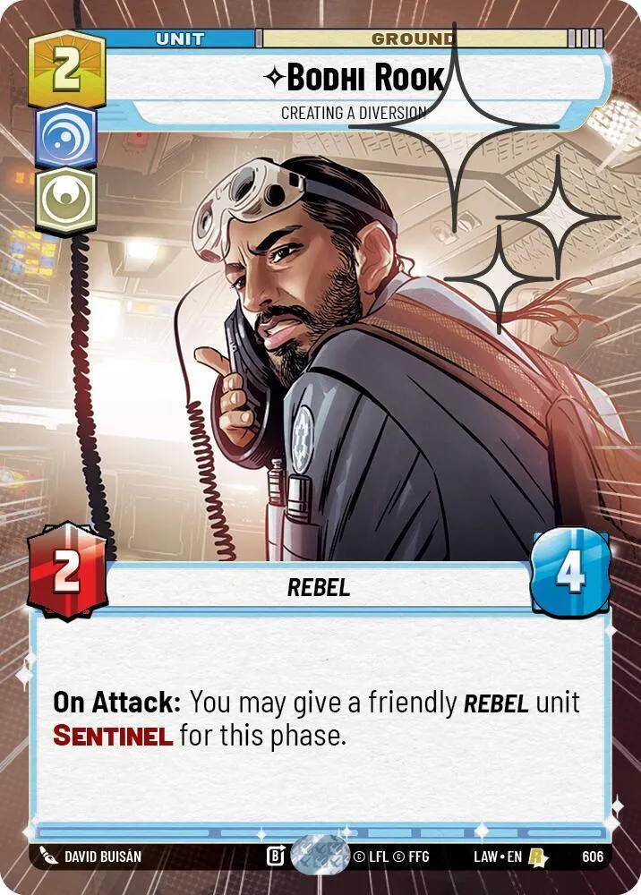 Bodhi Rook - Creating a Diversion — A Lawless Time — Star Wars: Unlimited
