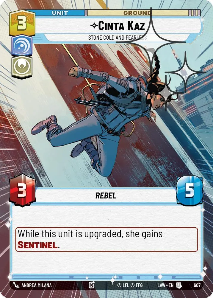 Cinta Kaz - Stone Cold and Fearless — A Lawless Time — Star Wars: Unlimited