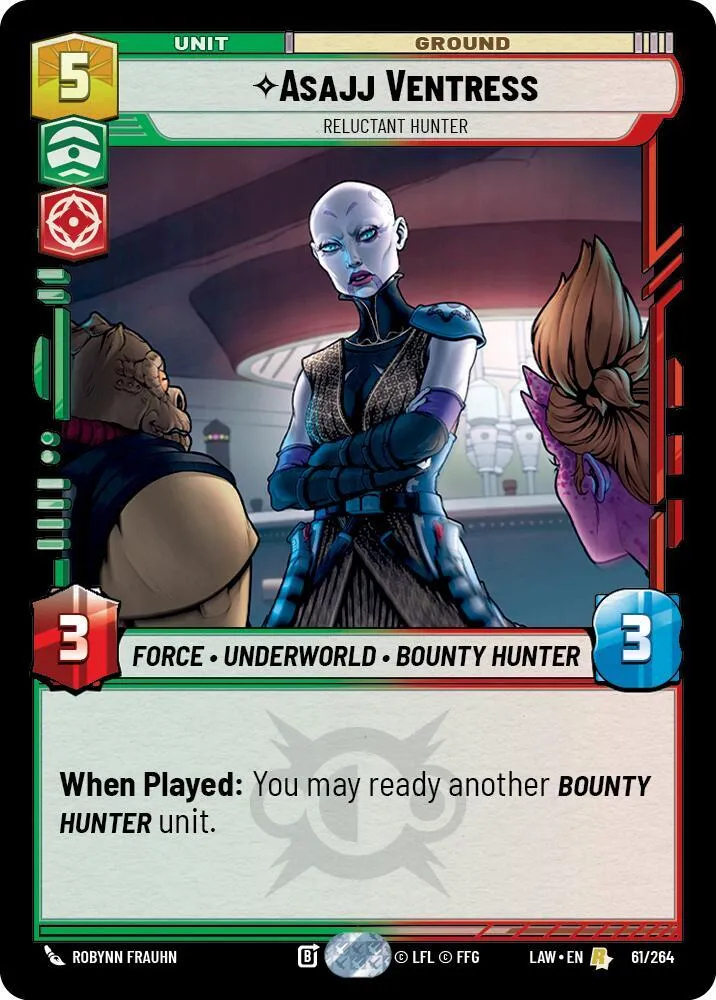 Asajj Ventress - Reluctant Hunter — A Lawless Time — Star Wars: Unlimited