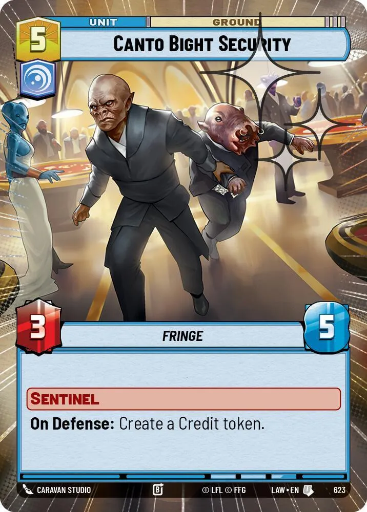 Canto Bight Security — A Lawless Time — Star Wars: Unlimited