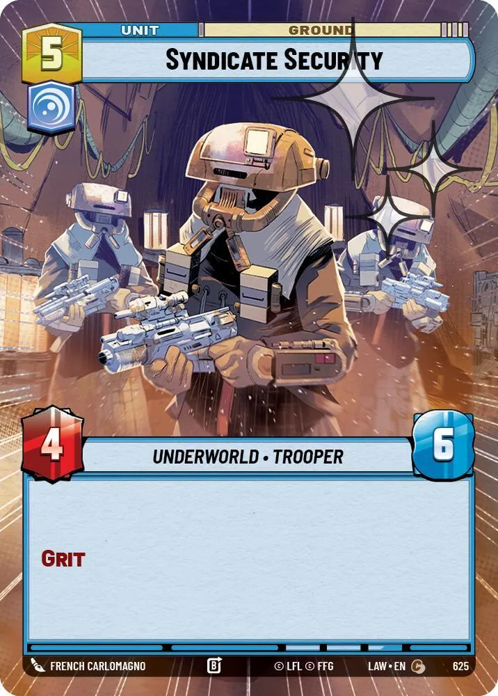 Sécurité du Syndicat — A Lawless Time — Star Wars: Unlimited