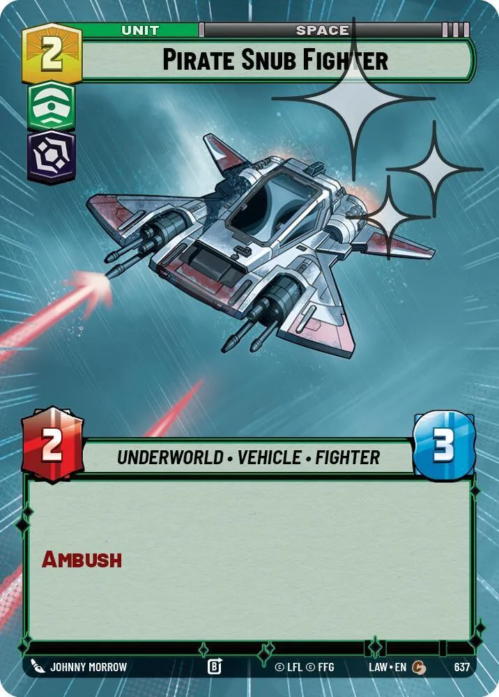 Chasseur Snub Pirate — A Lawless Time — Star Wars: Unlimited